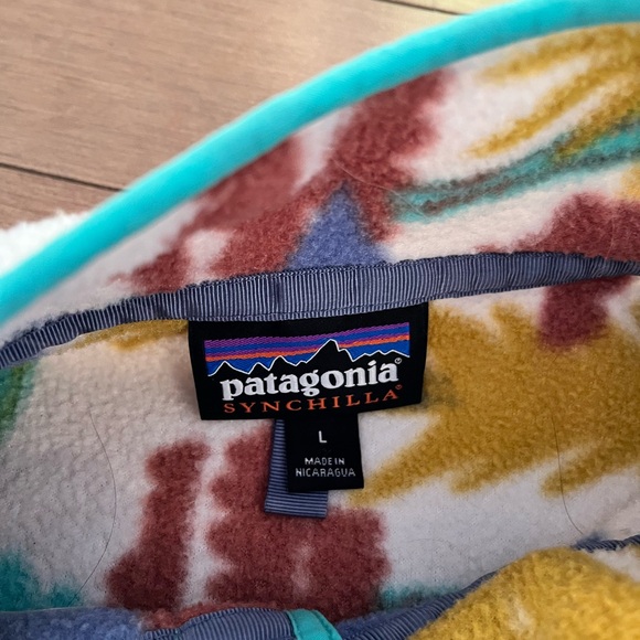 Patagonia Synchilla Multicolor Fleece Pullover - Picture 3 of 5